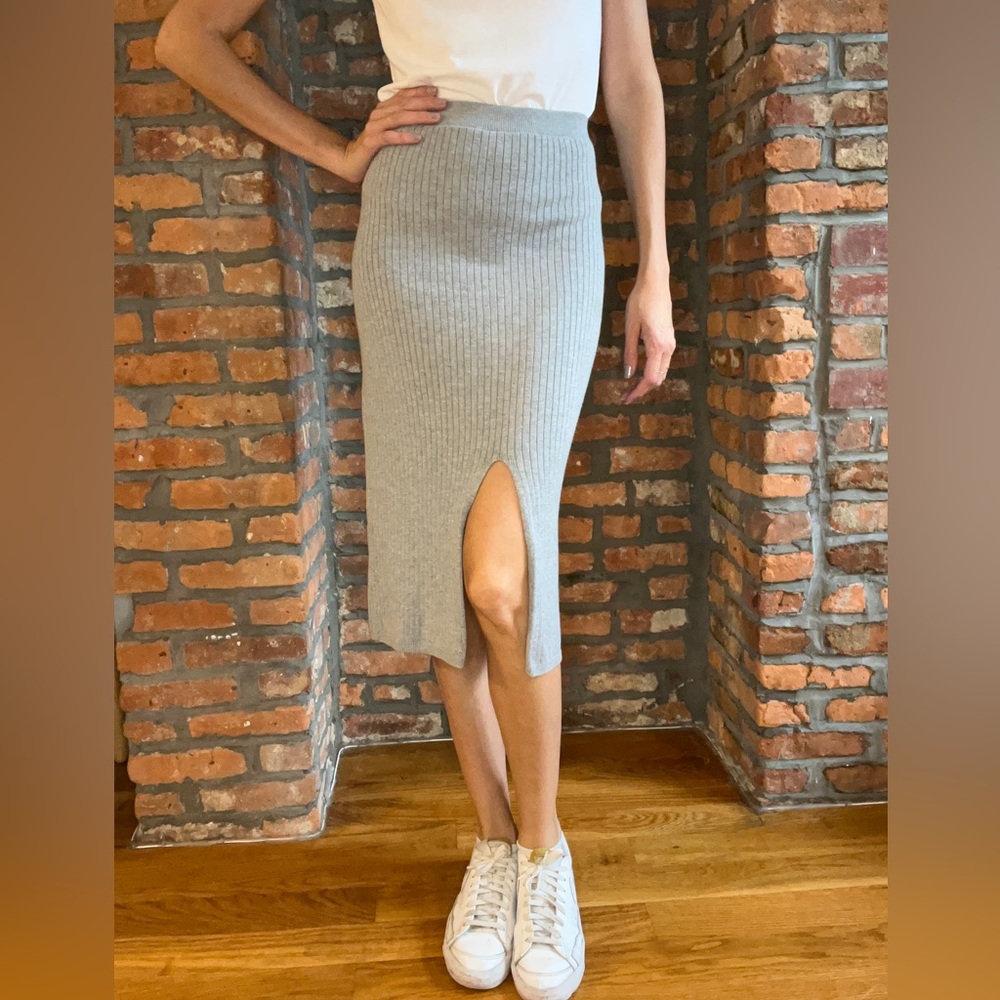 Light gray skirt Free People